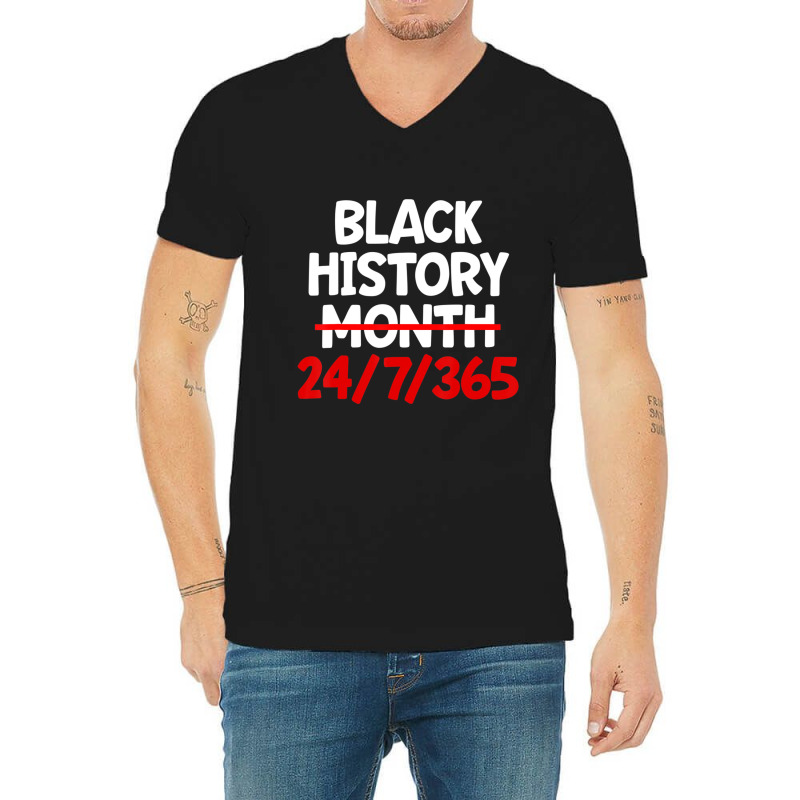 Black History Month African American Pride V-neck Tee | Artistshot