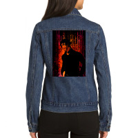 Devilman Dark Side Ladies Denim Jacket | Artistshot