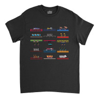 Cedar Poiint Coaster Cars Design Classic T-shirt | Artistshot