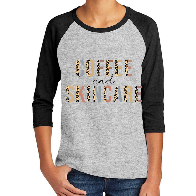 Coffee And Skincare Leopard Esthetician Skincare Youth 3/4 Sleeve by cm-arts | Artistshot