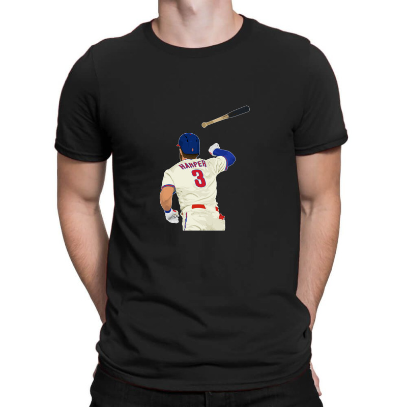 Bryce Harper Bat Flip T-shirt | Artistshot