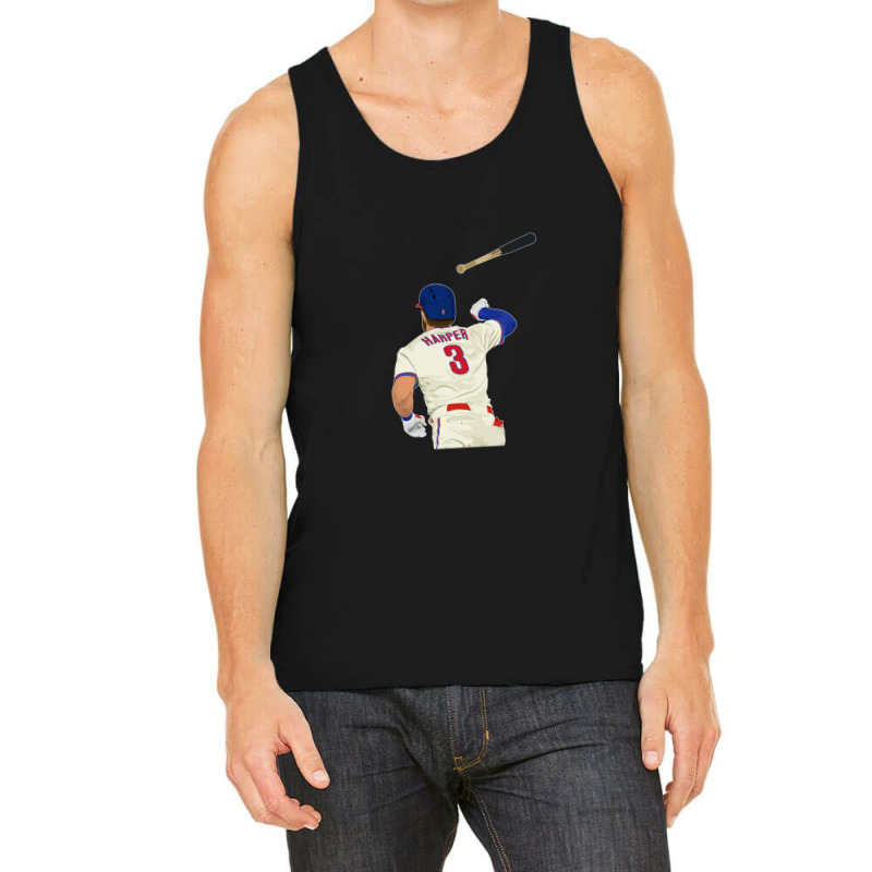 Bryce Harper Bat Flip Tank Top | Artistshot