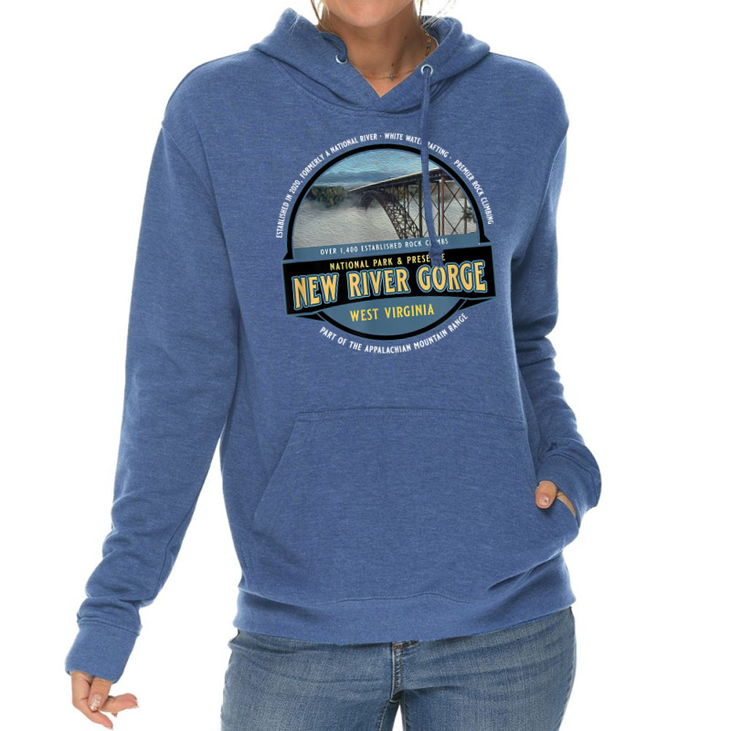 New River Gorge National Park & Preserve Souvenir T Shirt Lightweight Hoodie | Artistshot