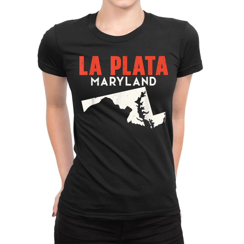 Naval Academy Maryland Usa State America Travel Marylander Ladies Fitted T-Shirt by Deluxe | Artistshot