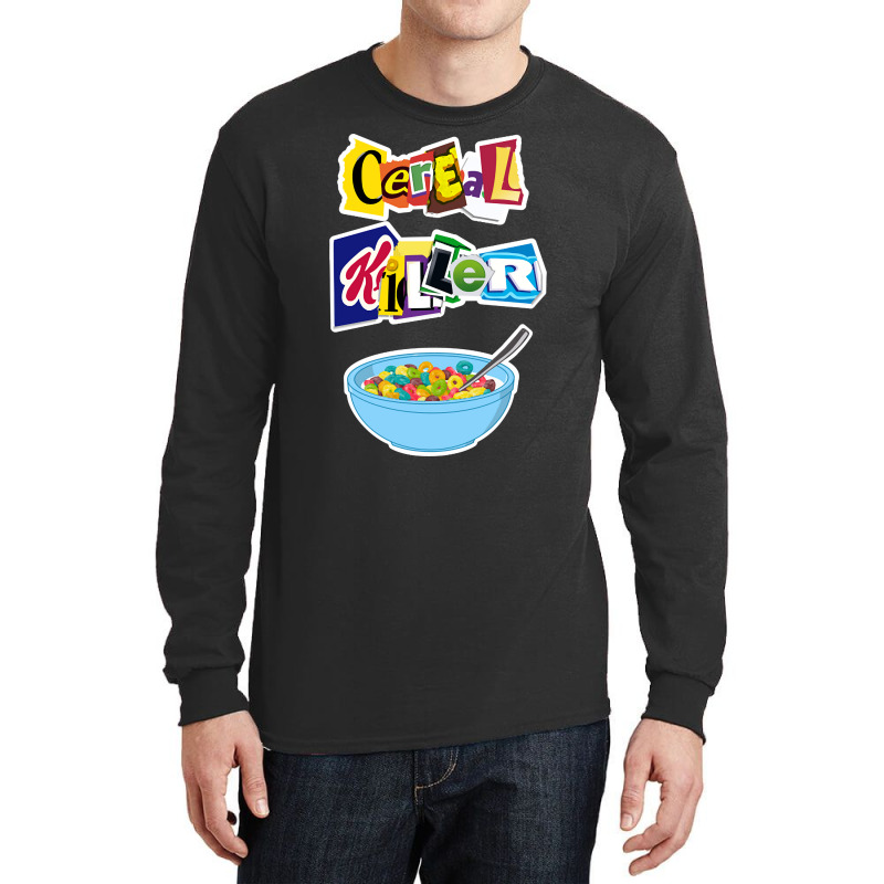 Cereal Killer Ransom Note Long Sleeve Shirts by Kosdapen517 | Artistshot