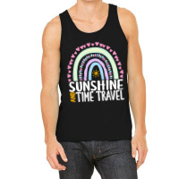 Sunshine And Time Travel Cute Rainbow Graphic For Womens Kids Girls Tank Top | Artistshot