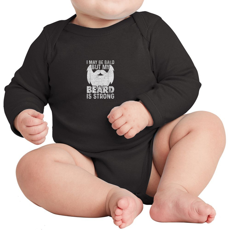 I May Be Bald Long Sleeve Baby Bodysuit | Artistshot