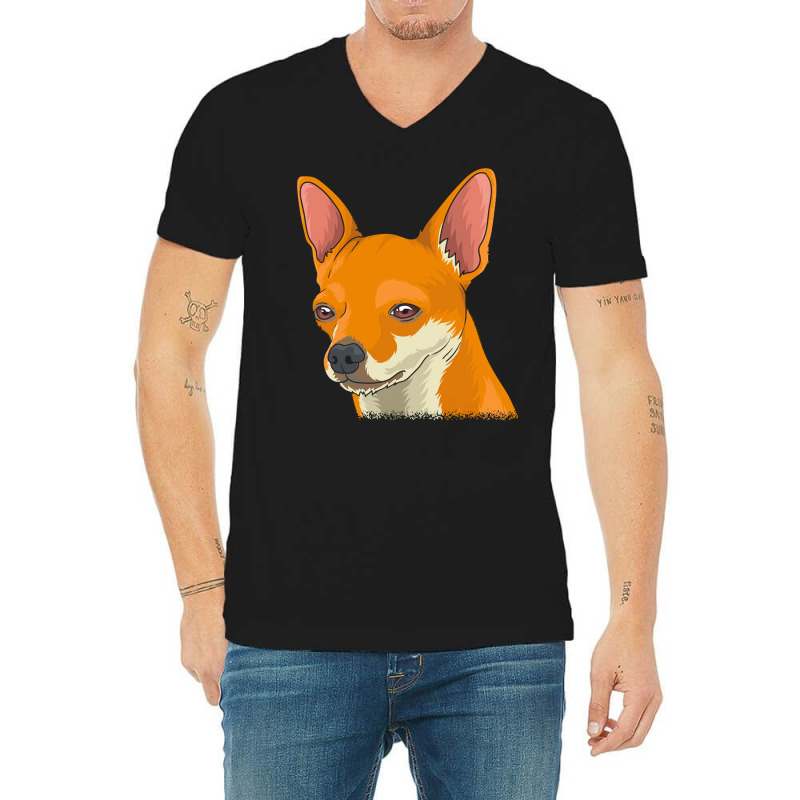 Chihuahua Dogs T  Shirt Short Haired Chihuahua Dog Owner Gift Idea T V-neck Tee | Artistshot