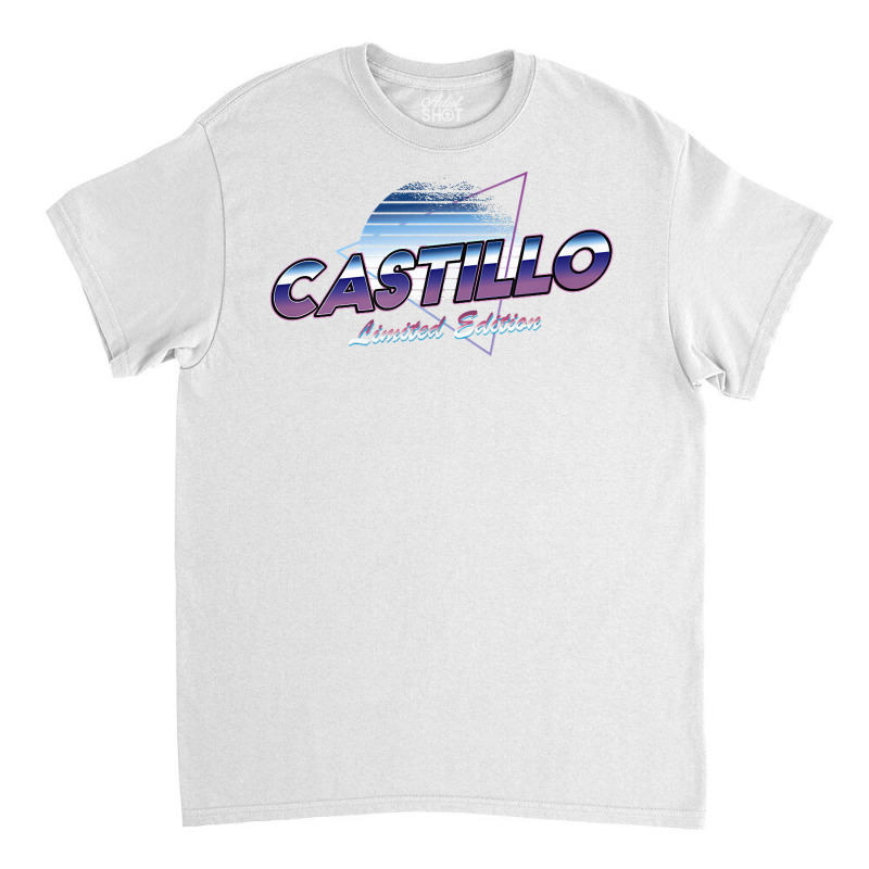 Castillo Name Shirt Aesthetic Vaporwave 80s 90s Surname T Shirt Classic T-shirt | Artistshot