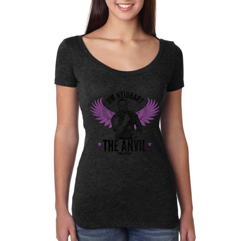 Jim The Anvil T-shirt Distressed Women's Triblend Scoop T-shirt by atereabag | Artistshot