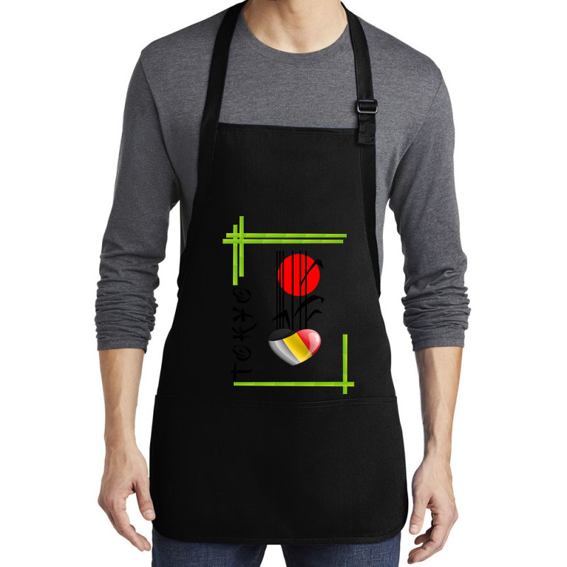 Belgium, Tokyo, Sports Medium-length Apron | Artistshot