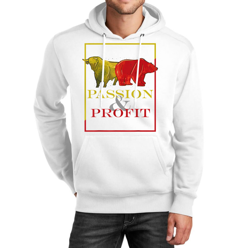 Bull And Bear, Passion And Profit, Stock Market And Shares T Shirt Unisex Hoodie by v8dycanel | Artistshot