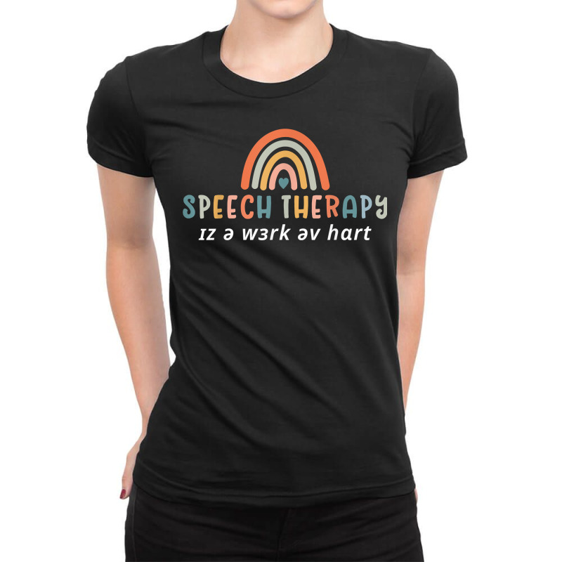 Slp Ipa Phonetics Phoneme Funny Speech Therapy Ipa Therapist T Shirt Ladies Fitted T-Shirt by cm-arts | Artistshot