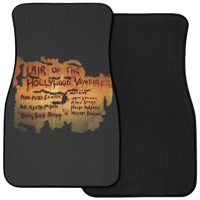 Lair Of The Hollywood Vampires Design Front Car Mat | Artistshot