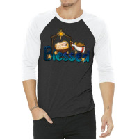 Blessed Holy Night 3/4 Sleeve Shirt | Artistshot