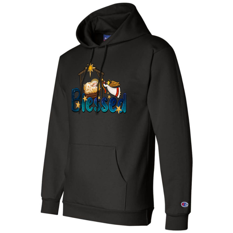 Blessed Holy Night Champion Hoodie | Artistshot