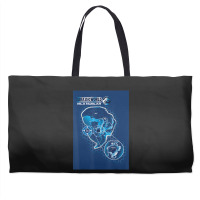 Blue Isla Nublar Map Weekender Totes | Artistshot