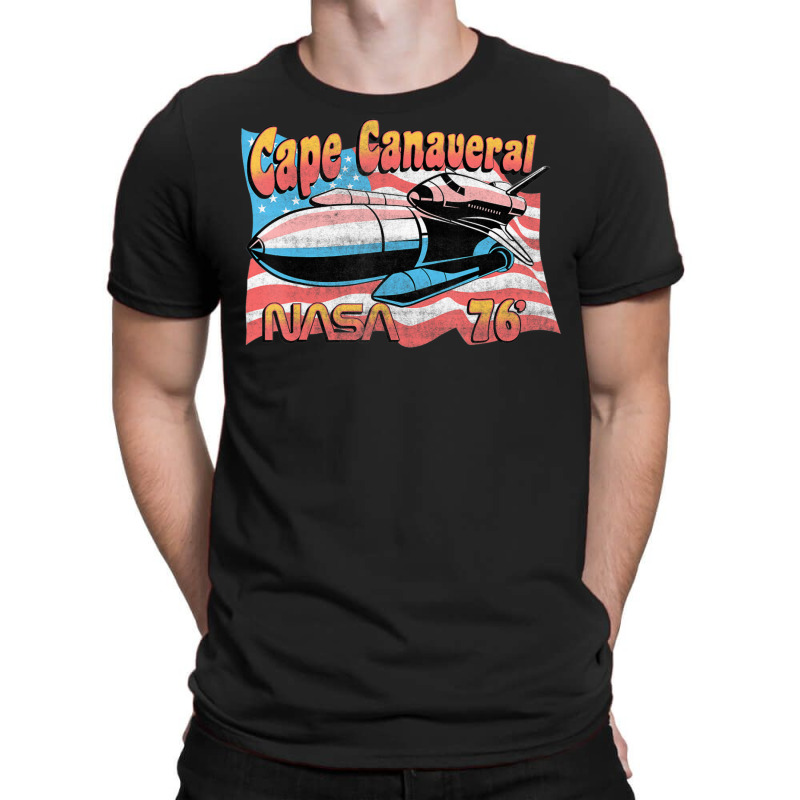 Cape Canaveral 76 American Flag T-shirt | Artistshot