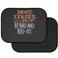 Most Likely To Halloween Be Bad And Boo Jee Matching T Shirt Rear Car Mat | Artistshot