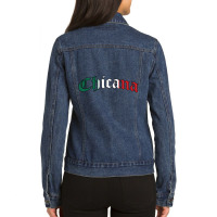 Chicana Mexican American Pride Hispanic Latino Culture Ladies Denim Jacket | Artistshot