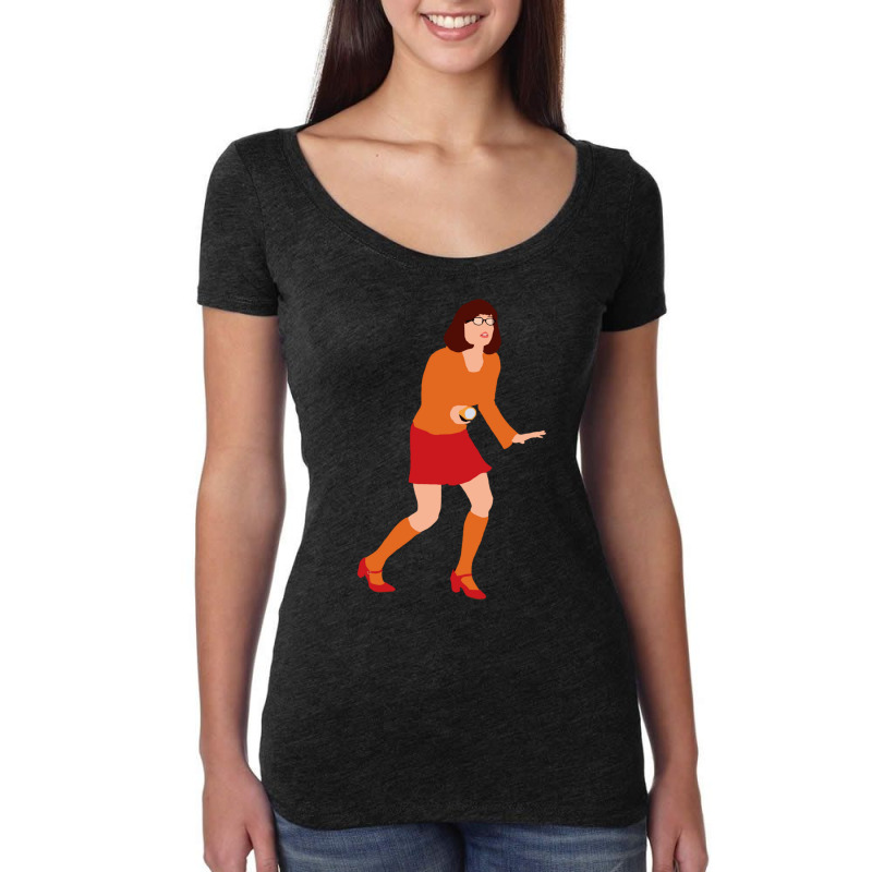 Velma Simple 2 Women's Triblend Scoop T-shirt by BOBBYDAVIS | Artistshot