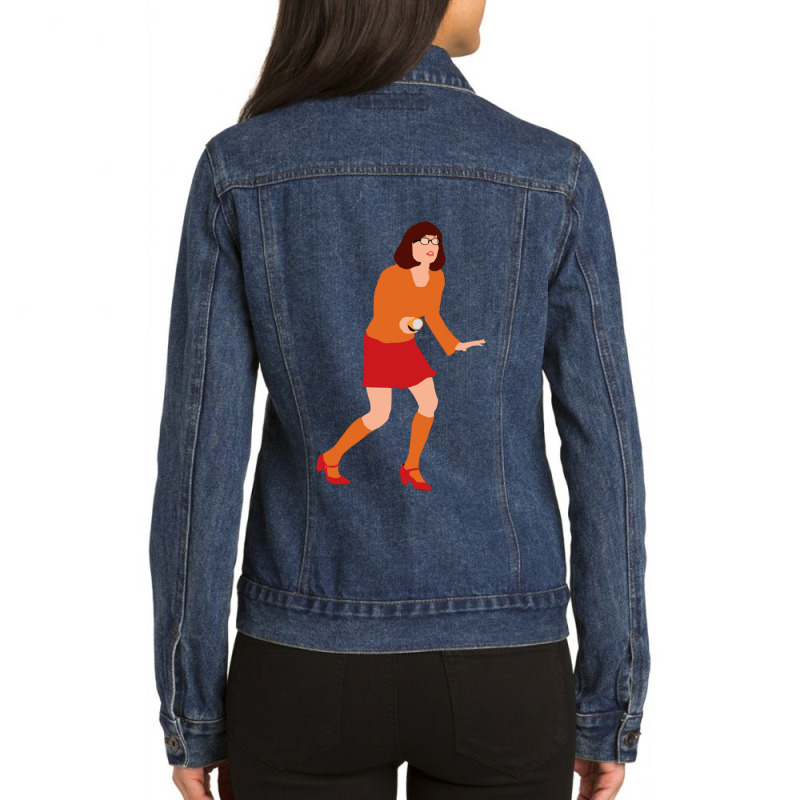 Velma Simple 2 Ladies Denim Jacket by BOBBYDAVIS | Artistshot