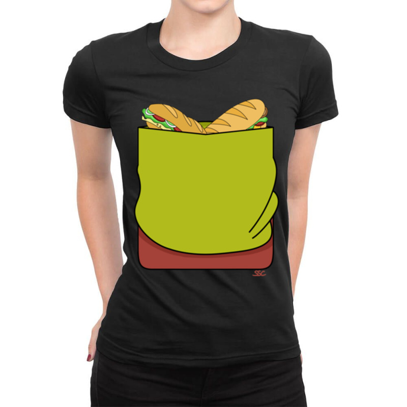 Zoinks! Pocket Ladies Fitted T-Shirt by BOBBYDAVIS | Artistshot