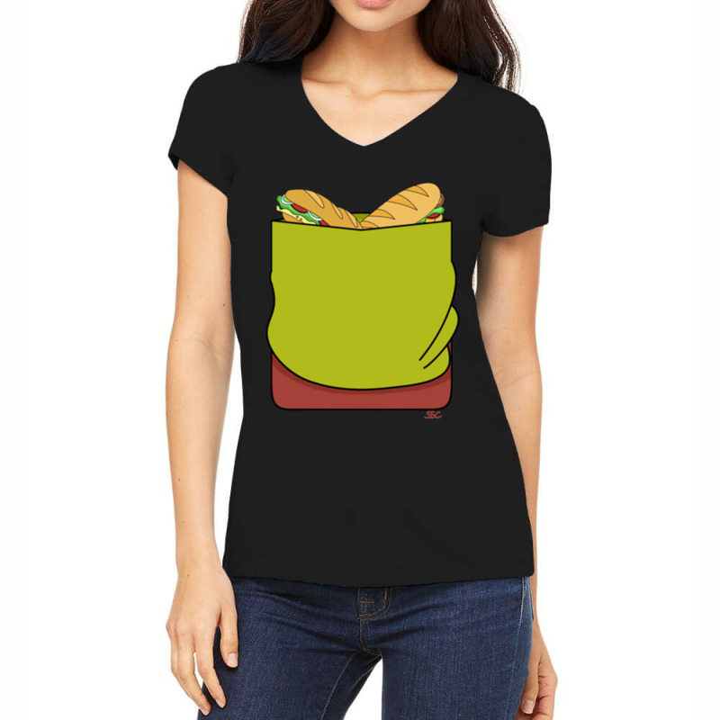 Zoinks! Pocket Women's V-Neck T-Shirt by BOBBYDAVIS | Artistshot