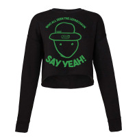 Amateur Leprechaun Sketch Mobile Alabama St Patrick's Day Cropped Sweater | Artistshot