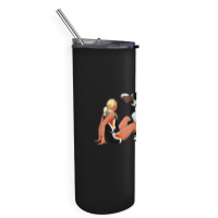 Kahleah Copper   Staredown   Cartoon Style Skinny Tumbler | Artistshot