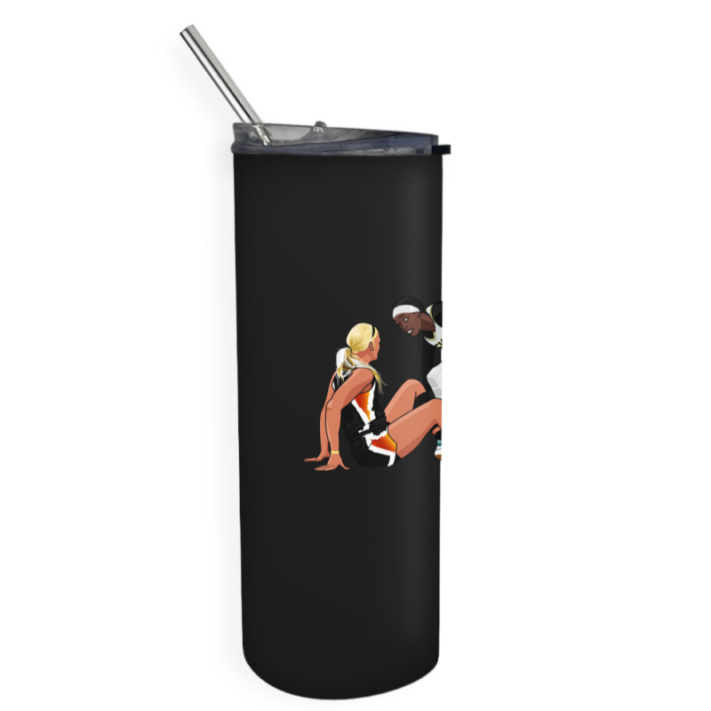 Kahleah Copper   Staredown   Cartoon Style Skinny Tumbler | Artistshot