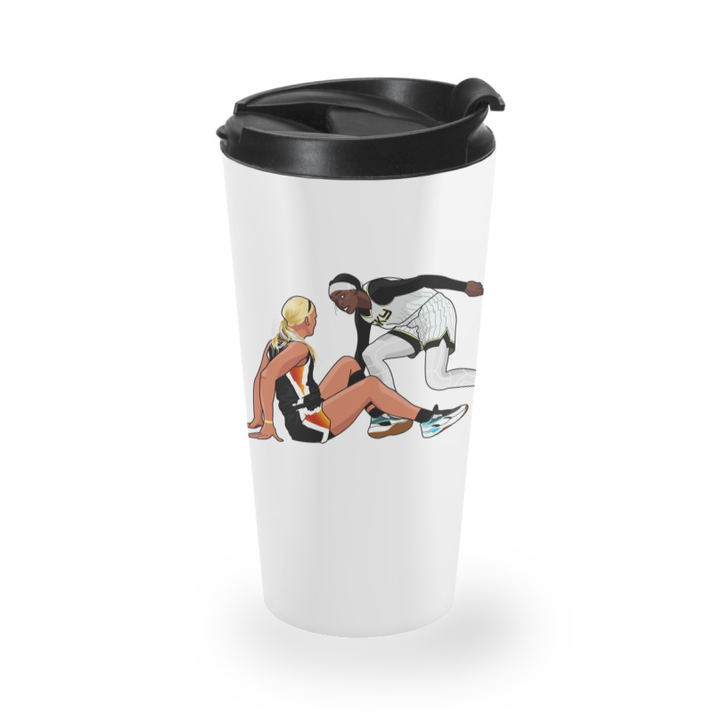 Kahleah Copper   Staredown   Cartoon Style Travel Mug | Artistshot