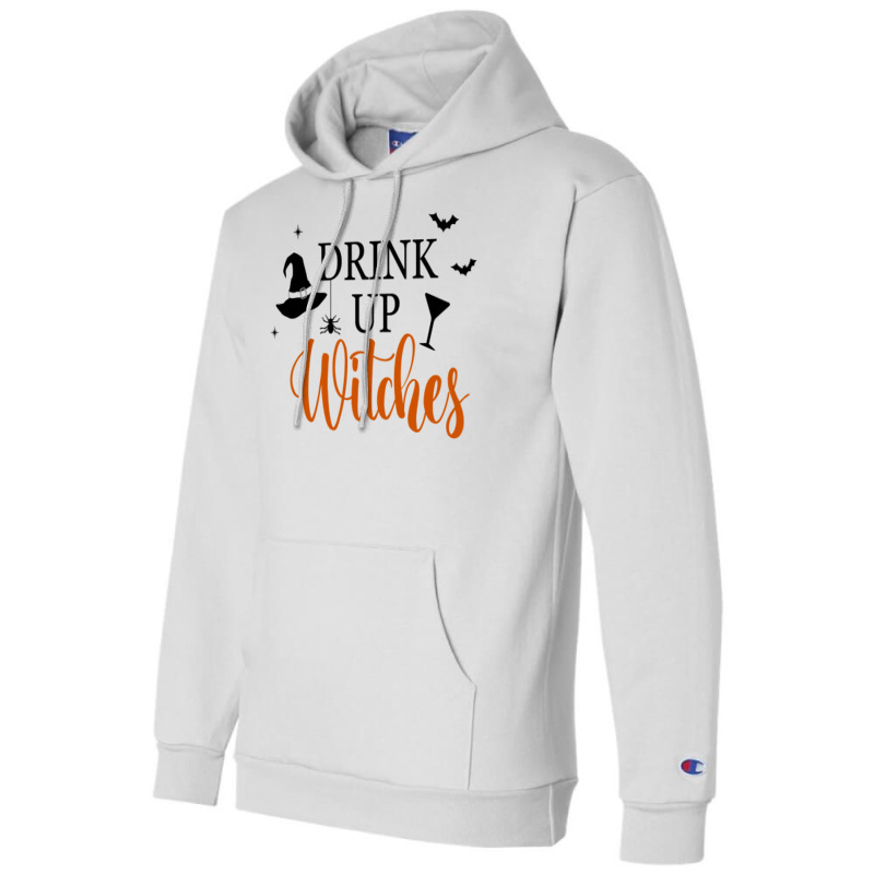 Drink Up Witches Funny Halloween Novelty Fall Holiday Item Long Sleeve Champion Hoodie by cm-arts | Artistshot