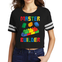 Brick Builder Funny Blocks Building Master Builder Toys Kids T Shirt Scorecard Crop Tee | Artistshot