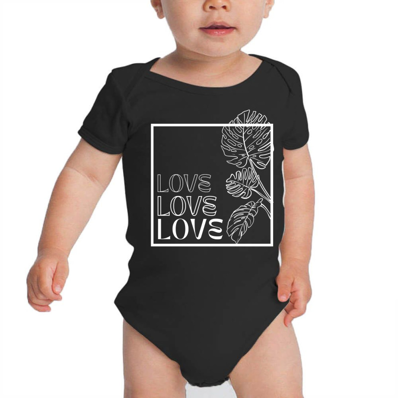 Love Graphic Casual Pullover Hoodie Baby Bodysuit by cm-arts | Artistshot