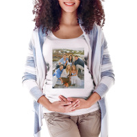 Friends Life's A Beach Maternity Scoop Neck T-shirt | Artistshot