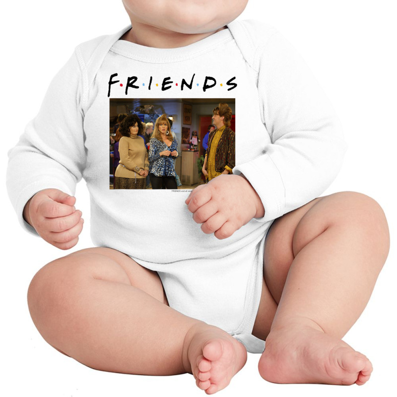 Friends Moinca Rachel Chandler Retro Friends Photo Long Sleeve Baby Bodysuit by shirondataylornmc | Artistshot