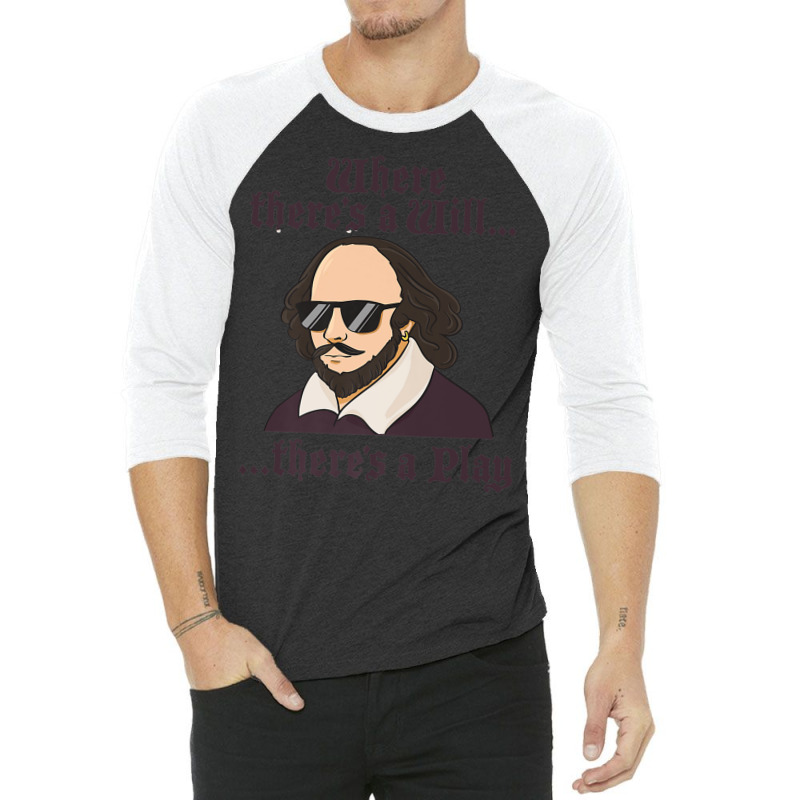 Funny William Shakespeare Meme Design Premium T Shirt 3/4 Sleeve Shirt by cm-arts | Artistshot