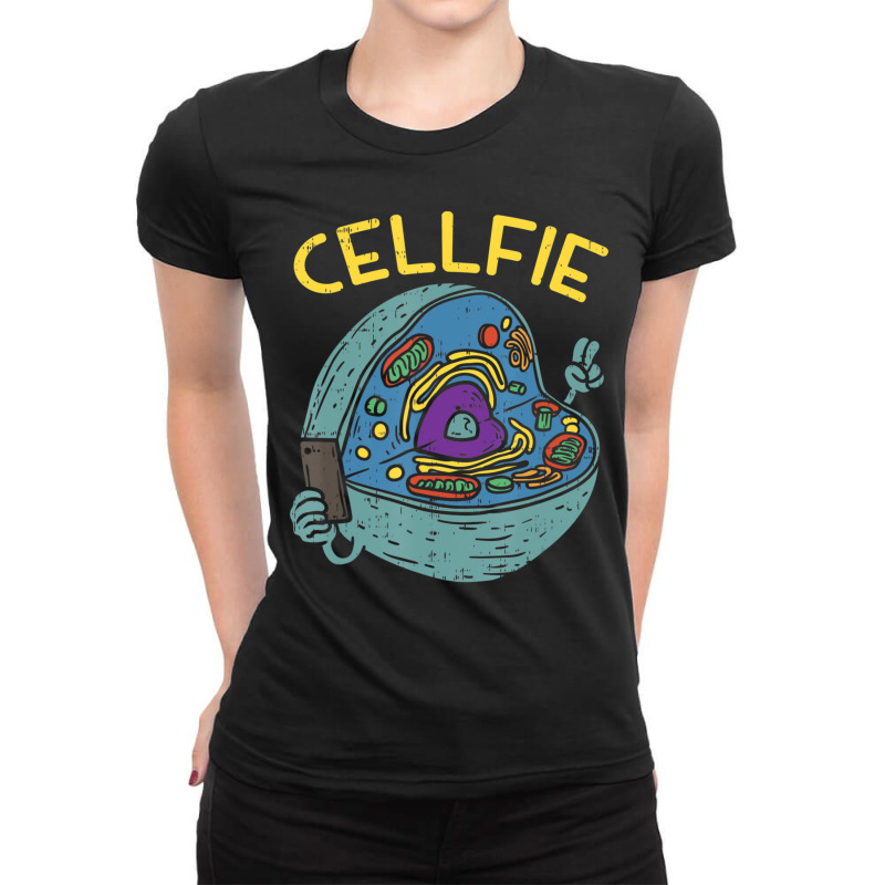 Cell Fie Science Biology Teacher Ladies Fitted T-Shirt by cm-arts | Artistshot