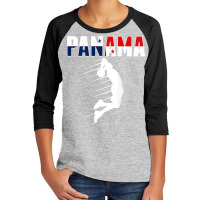 Proud Panama Basketball Fans Jersey   Panamanian Flag Baller T Shirt Youth 3/4 Sleeve | Artistshot