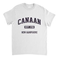 Womens Canaan New Hampshire Nh Vintage State Athletic Style V Neck T S Classic T-shirt | Artistshot