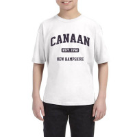 Womens Canaan New Hampshire Nh Vintage State Athletic Style V Neck T S Youth Tee | Artistshot