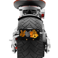 Love Peace Fall Halloween Pumpkin Emotions Smiling Costume Motorcycle License Plate | Artistshot