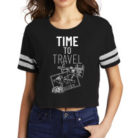 Time To Travel - Traveler Scorecard Crop Tee | Artistshot