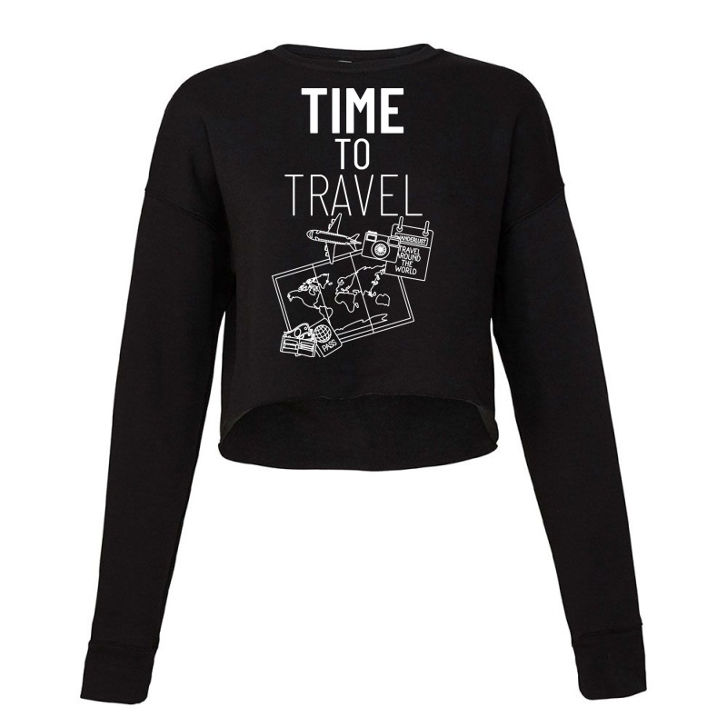 Time To Travel - Traveler Cropped Sweater by behindcedar22 | Artistshot