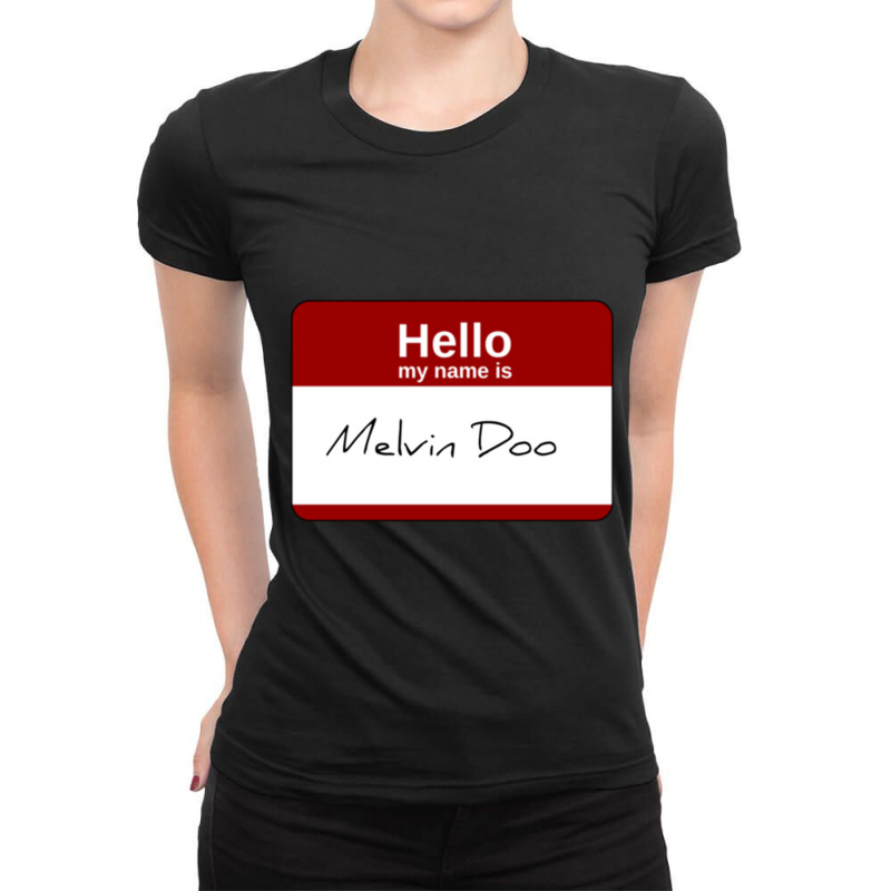 Did You Mean Melvin Doo Ladies Fitted T-Shirt by cm-arts | Artistshot