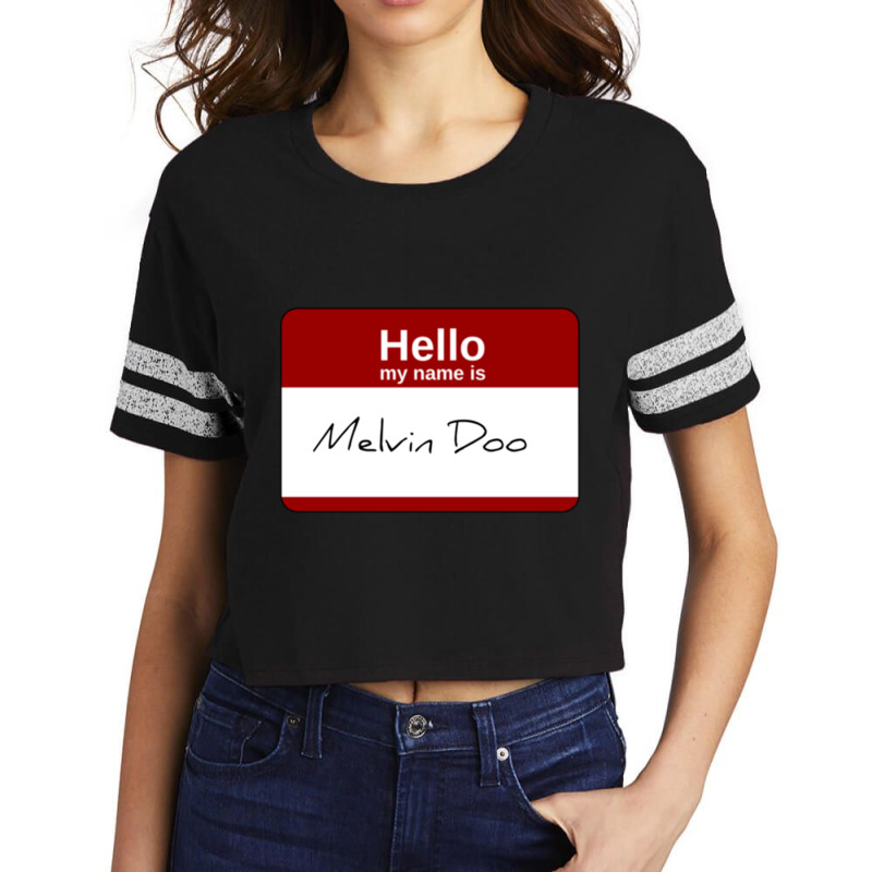 Did You Mean Melvin Doo Scorecard Crop Tee by cm-arts | Artistshot