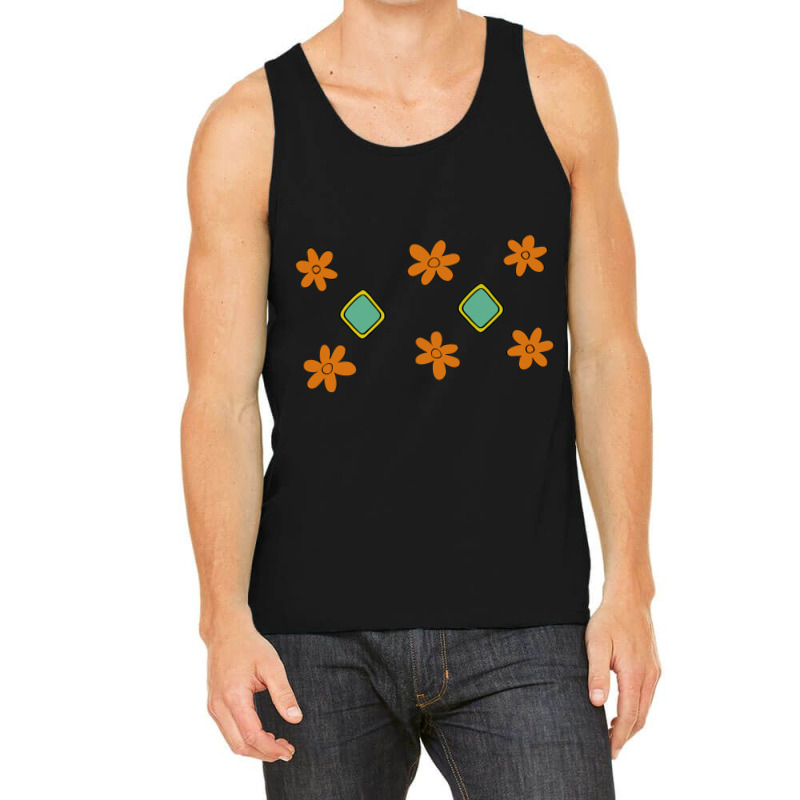 Dog Tag And Flowers Tank Top by cm-arts | Artistshot