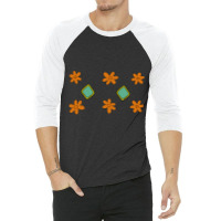 Dog Tag And Flowers 3/4 Sleeve Shirt | Artistshot