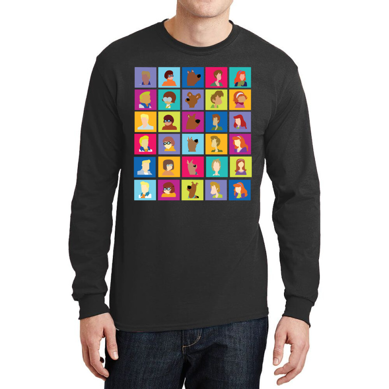 Evolution Of Mystery Inc Long Sleeve Shirts by cm-arts | Artistshot